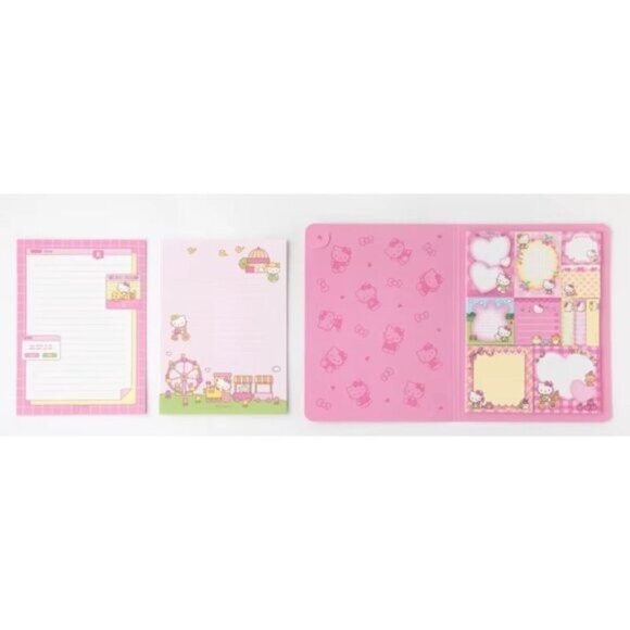 Adorable Hello Kitty Pink Sticky Note & Memo Pad Book – 11 Designs Stationary - Picture 2 of 4